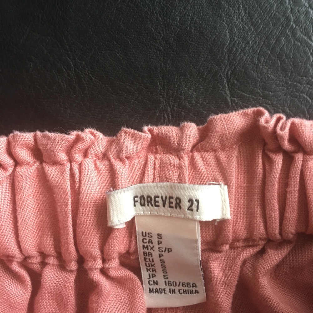 🌸 Pink Fabric Shorts - Picture 5 of 6